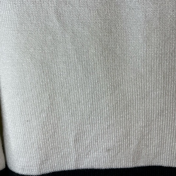 Ampersand & Ave black and off white block stripe sweater XL - Picture 4 of 13